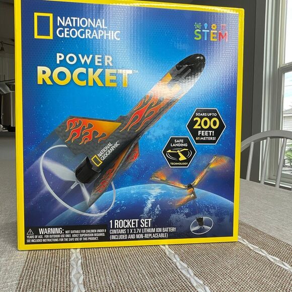 Rocket Set STEM National Geographic Power Rocket NEW - Picture 2 of 7